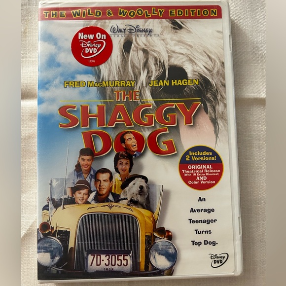 Disney Other - The Shaggy Dog - The Wild & Woolly Edition (DVD 2006, 1 disc) 1959 Disney Comedy